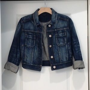 Express Cropped Denim Jacket